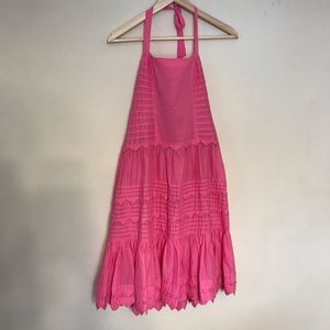BCBG Max Azria Pink Halter Dress
